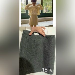 Korean woollen skirt
